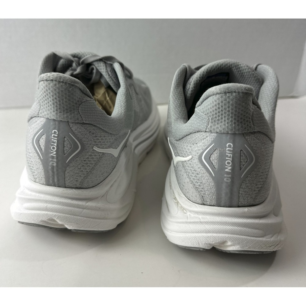 Hoka One One Clifton 10 Shoes Mens Size 11 2E Wide Stellar Grey *Heavy Wear - Picture 9 of 16